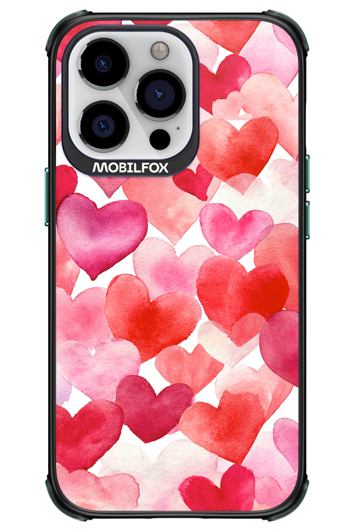 Water Painted Heart 2.0 - Apple iPhone 13 Pro