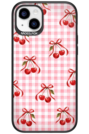 Pink Cherry Checked 2.0 - Apple iPhone 15 Plus