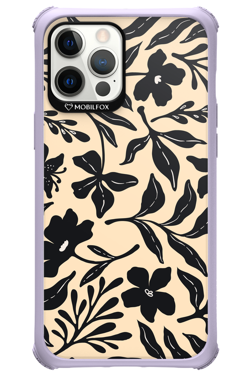 Black Flowers 2.0 - Apple iPhone 12 Pro Max