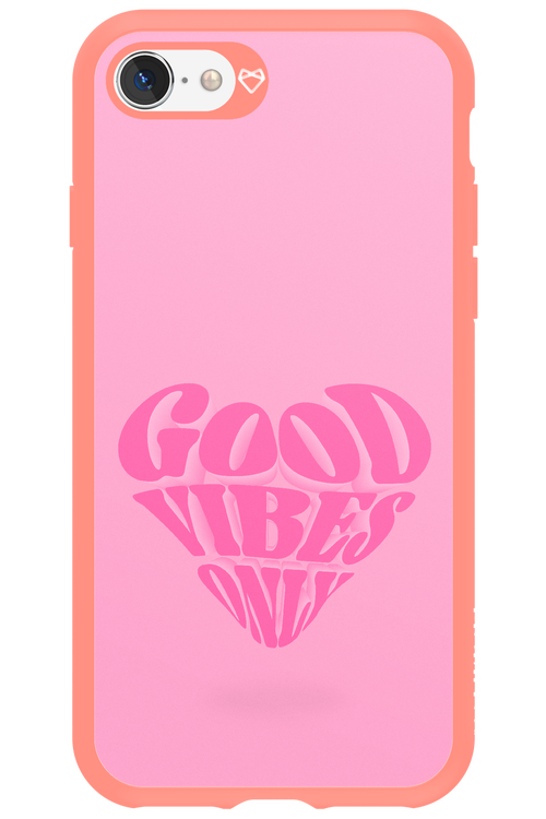 Good Vibes Heart - Apple iPhone 8