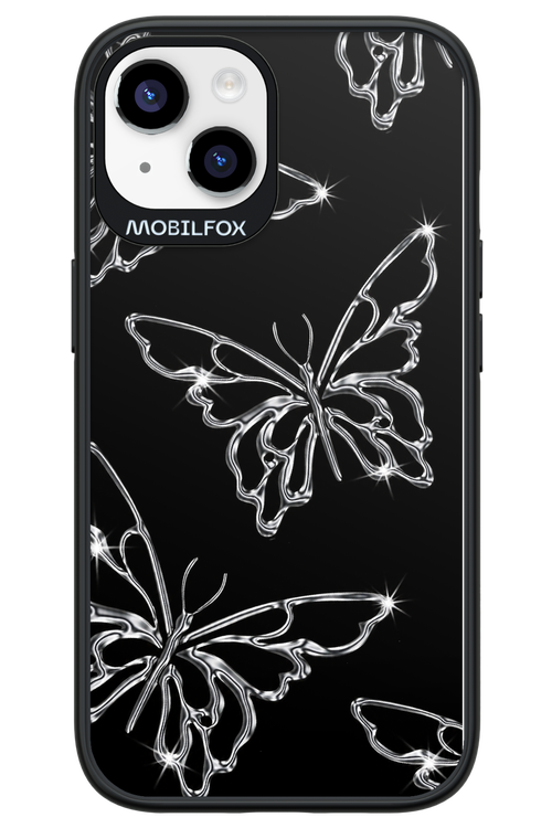 Silver Butterfly 2.0 - Apple iPhone 14