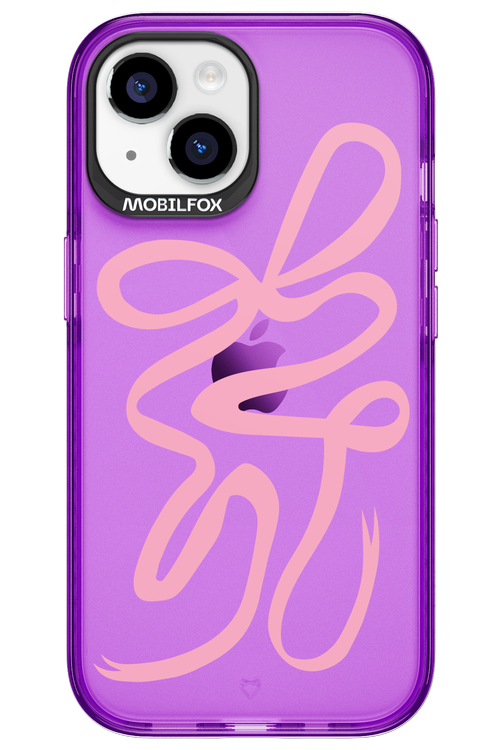 Pink Bow - Apple iPhone 15