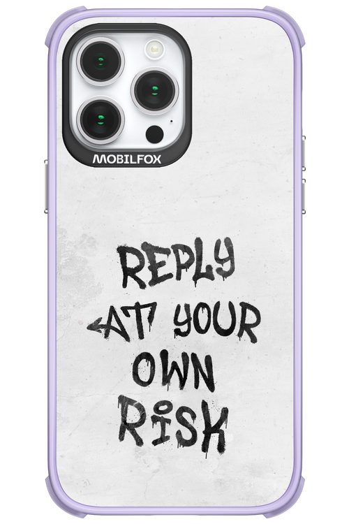 At Your Own Risk 2.0 - Apple iPhone 14 Pro Max