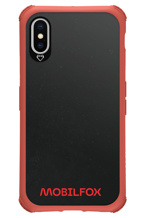Black and Red Fox - Apple iPhone X