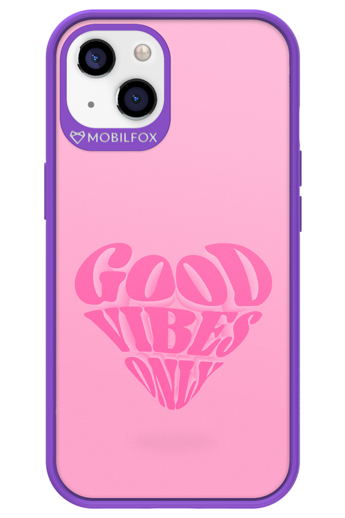 Good Vibes Heart - Apple iPhone 13