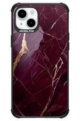 Burgundy Marble - Apple iPhone 15 Plus