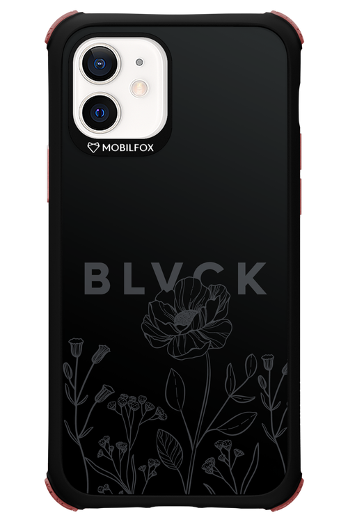 Black Flowers - Apple iPhone 12