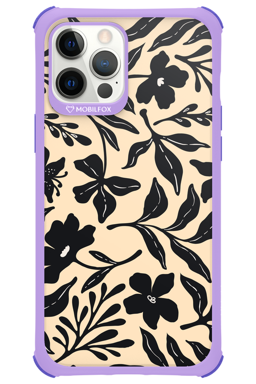 Black Flowers 2.0 - Apple iPhone 12 Pro Max