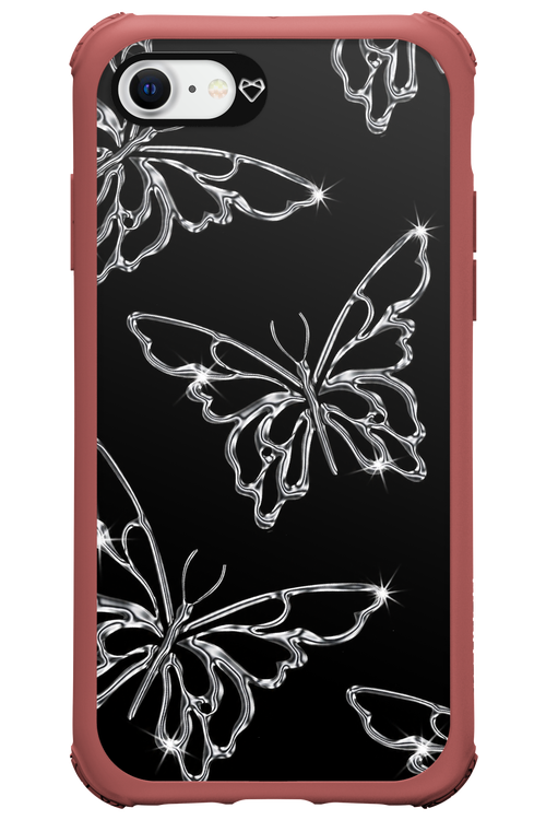 Silver Butterfly 2.0 - Apple iPhone 7