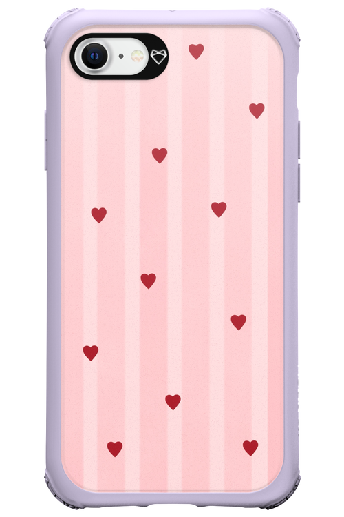 Red Little Hearts 2.0 - Apple iPhone SE 2020