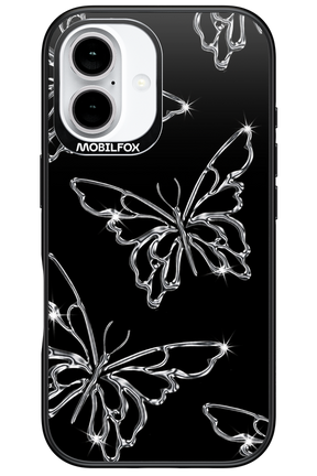 Silver Butterfly 2.0 - Apple iPhone 16