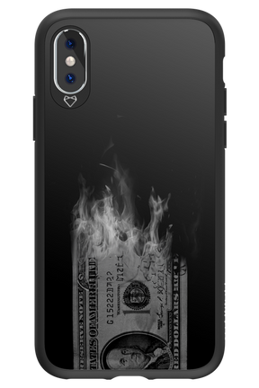 Money Burn B&W 2.0 - Apple iPhone X