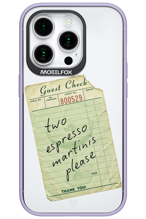 Espresso Martini 2.0 - Apple iPhone 15 Pro