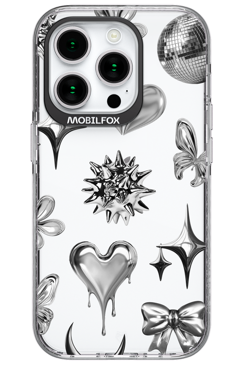 Silver Zone Transparent - Apple iPhone 15 Pro