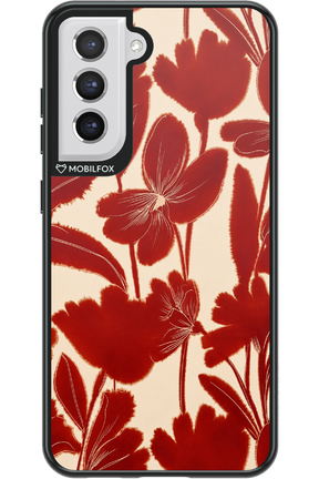 Burgundy Flowers 2.0 - Samsung Galaxy S21 FE