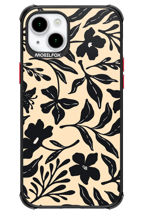 Black Flowers 2.0 - Apple iPhone 15 Plus