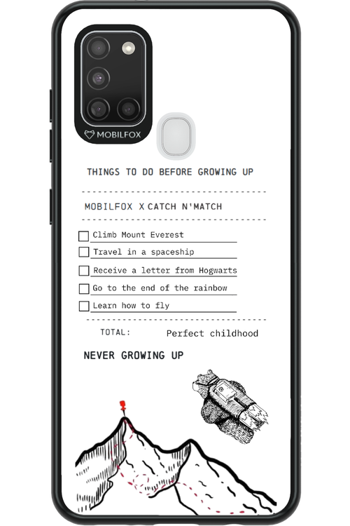 things to do before growing up - Samsung Galaxy A21 S