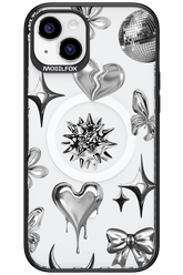 Silver Zone Transparent - Apple iPhone 15 Plus