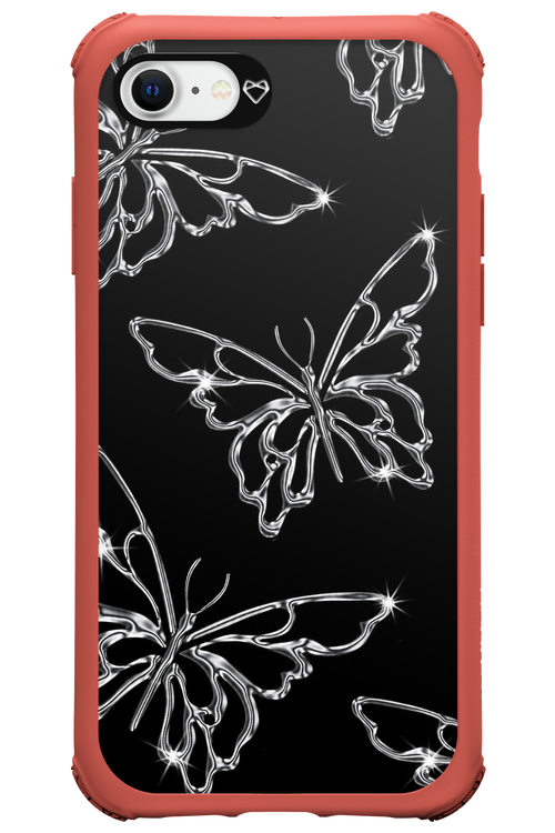 Silver Butterfly 2.0 - Apple iPhone SE 2020