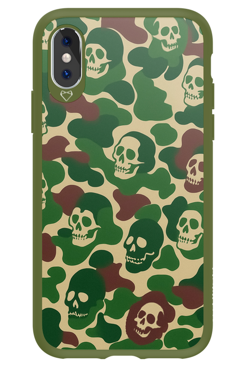 Camo Skull 2.0 - Apple iPhone X