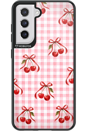 Pink Cherry Checked 2.0 - Samsung Galaxy S21 FE