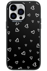Monochrome Hearts 2.0 - Apple iPhone 14 Pro Max