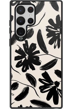 Monochrome Flowerss 2.0 - Samsung Galaxy S22 Ultra