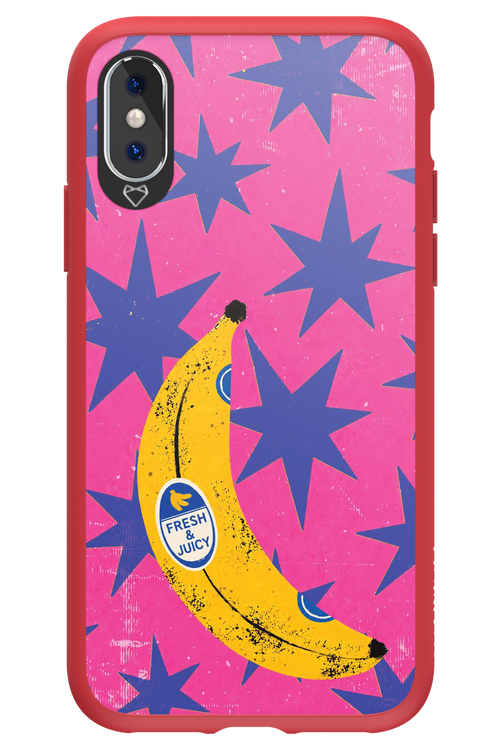 BANANA POP BLUE 2.0 - Apple iPhone X