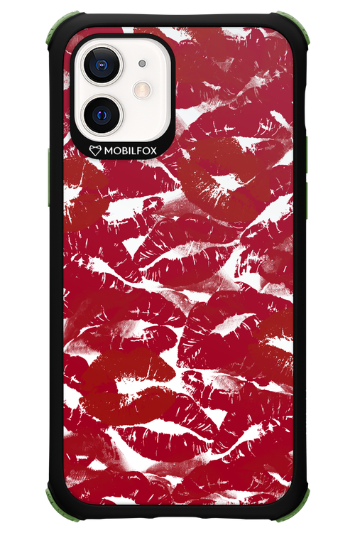 Burgundy and Kiss 2.0 - Apple iPhone 12