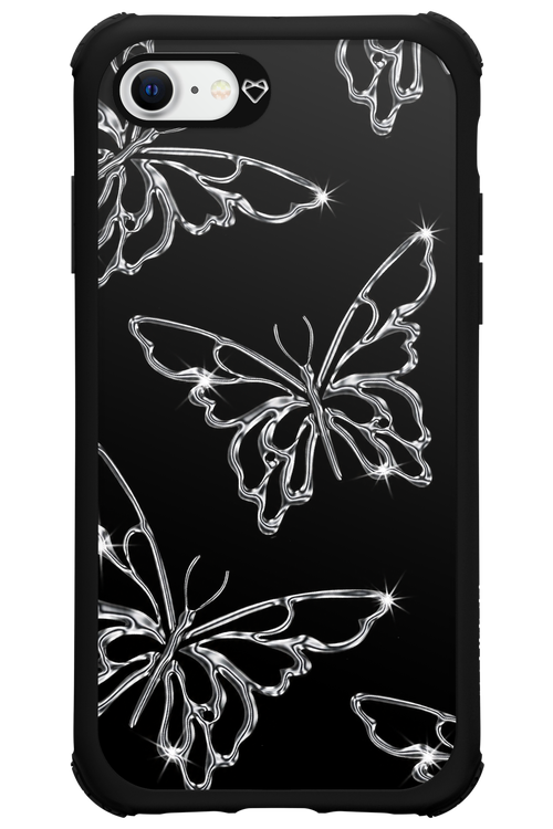 Silver Butterfly 2.0 - Apple iPhone SE 2022