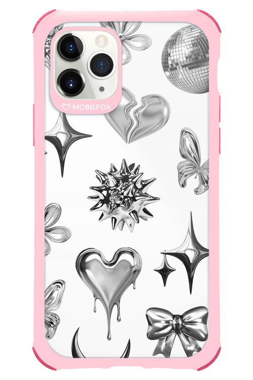 Silver Zone Transparent - Apple iPhone 11 Pro