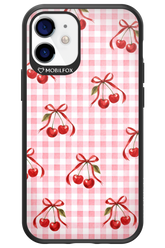 Pink Cherry Checked 2.0 - Apple iPhone 12 Mini