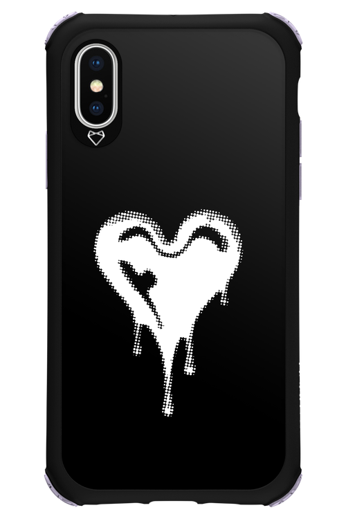 Heart Black - Apple iPhone XS