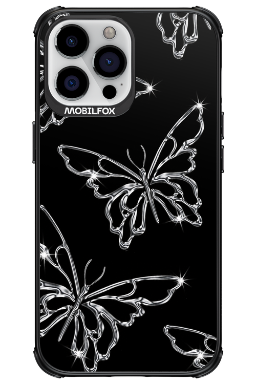 Silver Butterfly 2.0 - Apple iPhone 13 Pro Max