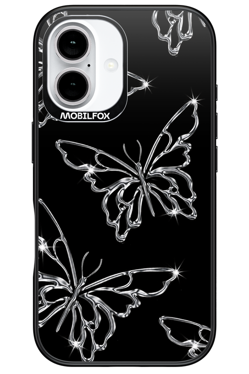 Silver Butterfly 2.0 - Apple iPhone 16