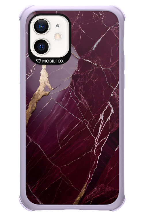 Burgundy Marble - Apple iPhone 12