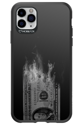 Money Burn B&W - Apple iPhone 11 Pro Max