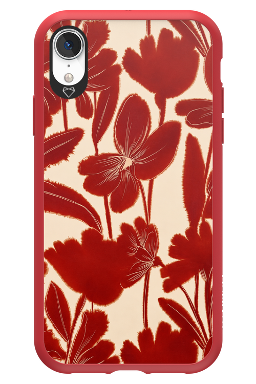 Burgundy Flowers 2.0 - Apple iPhone XR