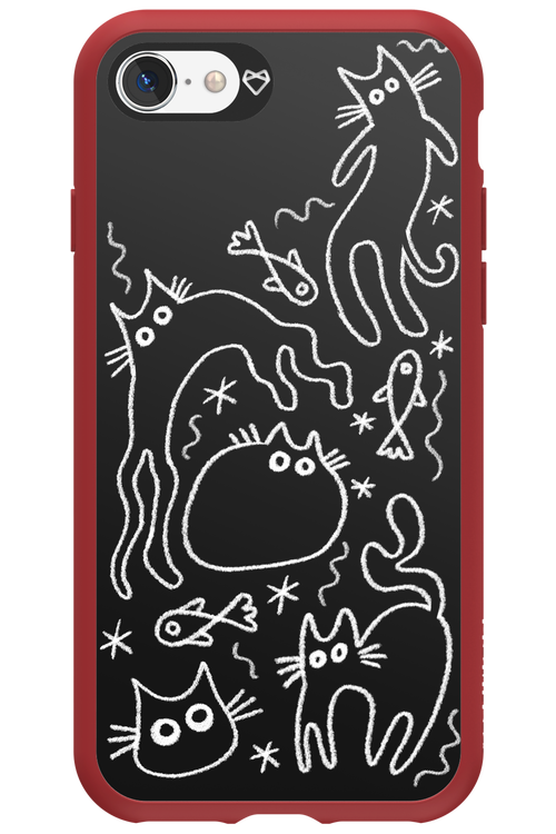 CHALK_CATS - Apple iPhone 8
