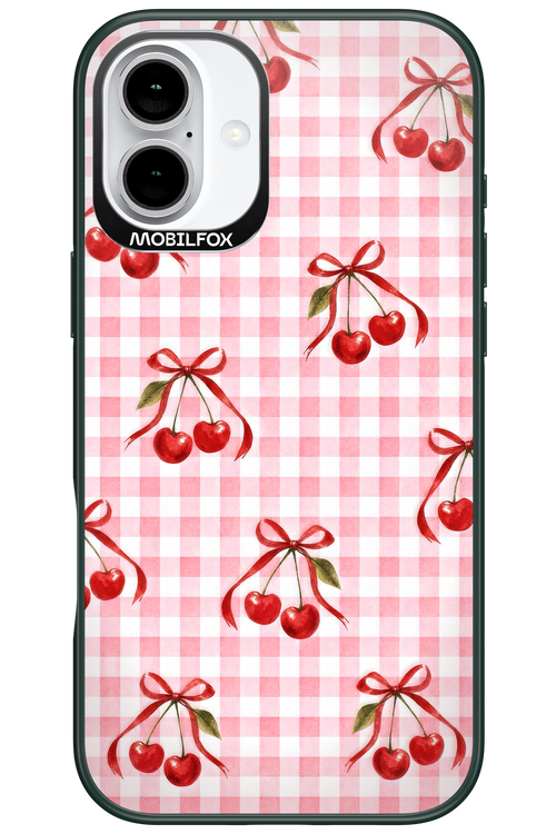 Pink Cherry Checked 2.0 - Apple iPhone 16 Plus