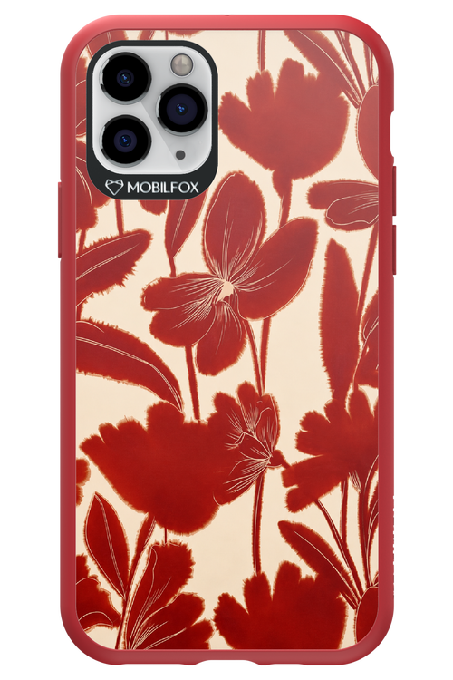 Burgundy Flowers 2.0 - Apple iPhone 11 Pro
