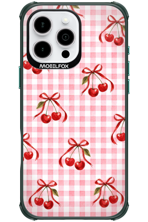 Pink Cherry Checked 2.0 - Apple iPhone 16 Pro Max