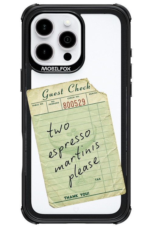 Espresso Martini 2.0 - Apple iPhone 16 Pro Max