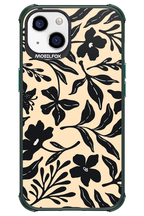 Black Flowers 2.0 - Apple iPhone 13
