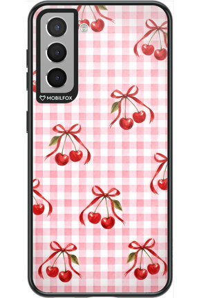 Pink Cherry Checked 2.0 - Samsung Galaxy S21