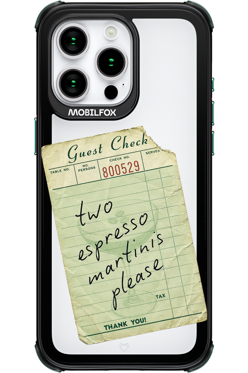 Espresso Martini 2.0 - Apple iPhone 15 Pro Max