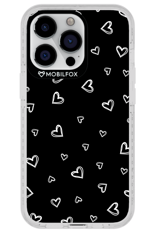 Monochrome Hearts 2.0 - Apple iPhone 13 Pro