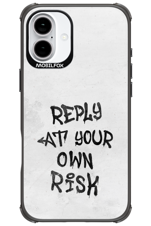 At Your Own Risk 2.0 - Apple iPhone 16 Plus