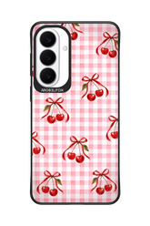 Pink Cherry Checked 2.0 - Samsung Galaxy S26+