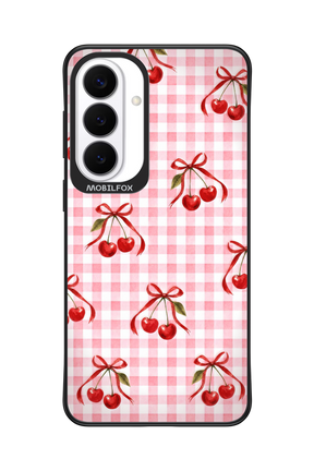 Pink Cherry Checked 2.0 - Samsung Galaxy S26+